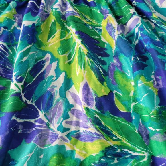Ralph Lauren Beach Cover up Dress tropical print farrah XL Halftan - Picture 6 of 11